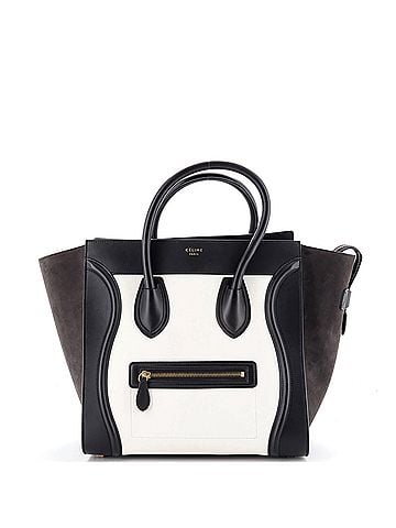 Céline Bicolor Luggage Bag Leather Mini (view 1)
