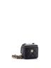 Chanel 100% Leather Black Tiny CC Link Vanity Case with Chain Quilted Caviar Mini One size - photo 4