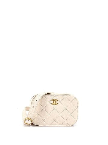 Chanel Chain Melody Camera Bag Quilted Caviar Small (view 1)