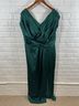 Theia 100% Polyester Green Casual Dress Size 16 - photo 4