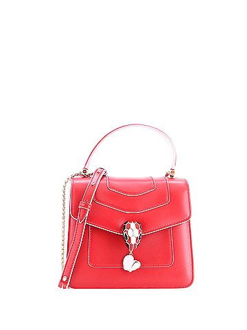 Bvlgari Serpenti Forever Dangle Top Handle Bag Leather Small (view 1)