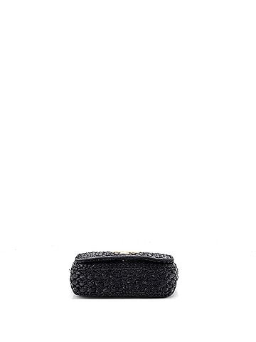 Prada Logo Chain Flap Shoulder Bag Raffia Mini (view 2)