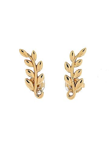 Tiffany & Co. Olive Leaf Climber Earrings 18K Yellow Gold (view 1)