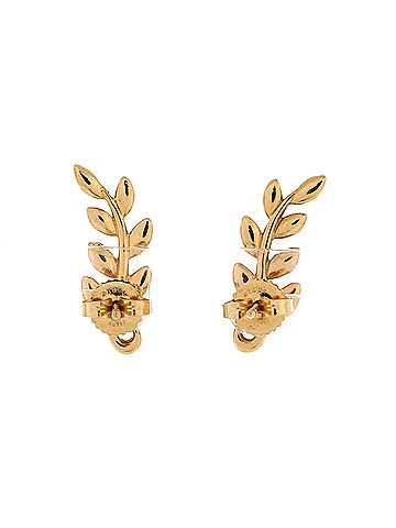 Tiffany & Co. Olive Leaf Climber Earrings 18K Yellow Gold (view 2)
