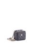 Chanel 100% Leather Black Tiny CC Link Vanity Case with Chain Quilted Caviar Mini One size - photo 3