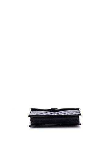 Saint Laurent Classic Monogram Wallet on Chain Matelasse Chevron Leather Small (view 2)