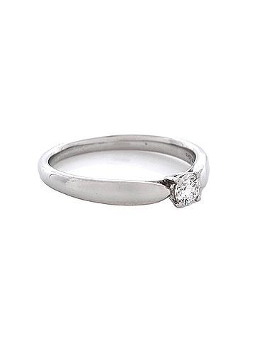Tiffany & Co. Harmony Solitaire Ring Platinum with RBC Diamond F/VVS2 0.20-0.29CT (view 2)