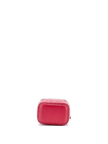 Chanel Classic Top Handle Vanity Case with Chain Quilted Lambskin Mini (view 2)