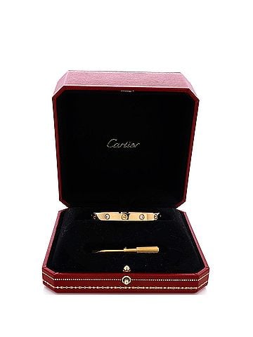 Cartier Love 4 Diamond Bracelet 18K Yellow Gold with Diamonds (view 2)