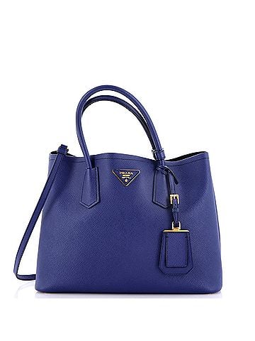 Prada Cuir Double Tote Saffiano Leather Medium (view 1)