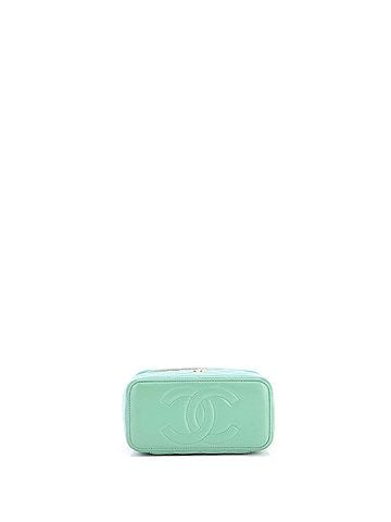 Chanel Classic Top Handle Vanity Case with Chain Quilted Lambskin Small (view 2)