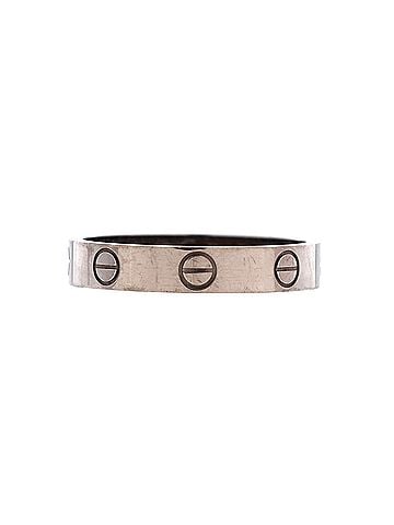Cartier Love Wedding Band Ring 18K White Gold (view 1)