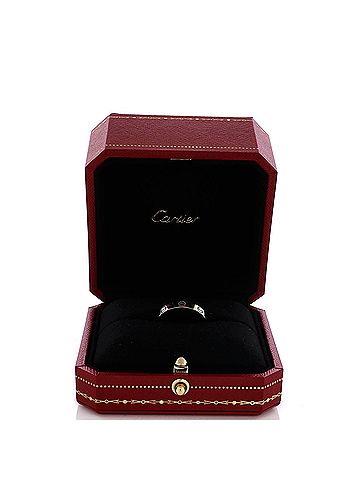 Cartier Love Wedding Band Ring 18K White Gold (view 2)