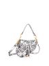 Christian Dior 100% Leather Black Saddle Handbag with Strap Printed Leather Medium One size - photo 3