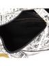 Christian Dior 100% Leather Black Saddle Handbag with Strap Printed Leather Medium One size - photo 5
