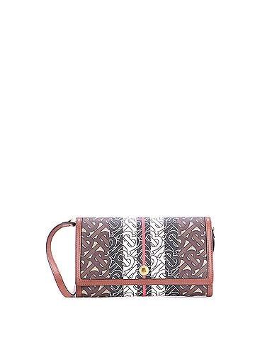 Burberry TB Flap Bag Monogram E-Canvas Small (view 1)