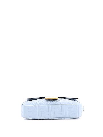 Fendi Baguette NM Bag Zucca Embossed Leather Medium (view 2)