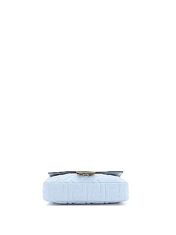 Fendi Baguette NM Bag Zucca Embossed Leather Medium (view 2)