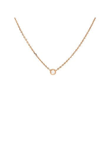 Cartier Cartier D'Amour Pendant Necklace 18K Rose Gold with Diamond XS (view 1)