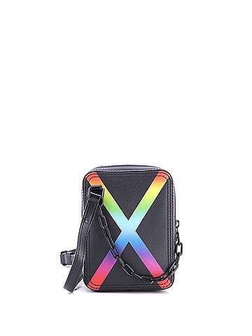 Louis Vuitton Danube Messenger Bag Rainbow Taiga Leather (view 1)