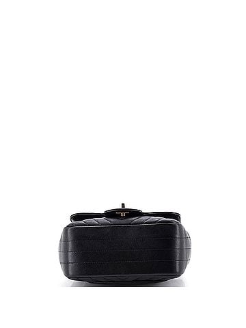 Chanel Square Classic Single Flap Bag Chevron Lambskin Mini (view 2)