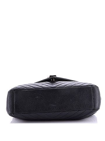 Saint Laurent Classic Monogram College Bag Matelasse Chevron Leather Large (view 2)