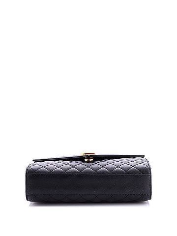 Saint Laurent Classic Monogram Envelope Satchel Mixed Matelasse Leather Medium (view 2)