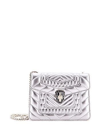 Bvlgari Serpenti Forever Square Shoulder Bag Quilted Leather Small (view 1)