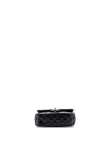 Chanel Classic Single Flap Bag Quilted Patent Mini (view 2)