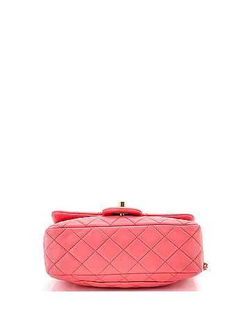 Chanel Pearl Crush Flap Bag Quilted Lambskin Mini (view 2)