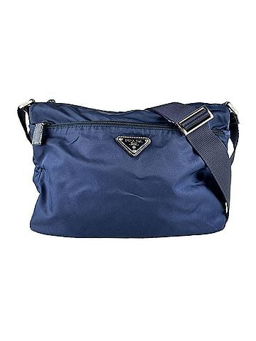 Prada Prada PRADA Shoulder Bag, Nylon, Navy, Men's/Women's, z9759 (view 1)