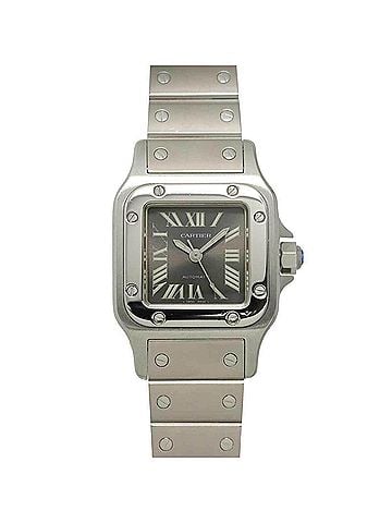 Cartier Cartier Santos Galbee SM W20066D6 Women's Watch Asia Limited Edition Gray Automatic (view 1)