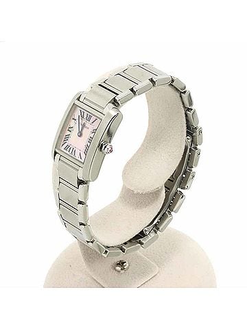 Cartier Cartier Tank Francaise SM W51028Q3 Women's Watch, Pink Shell, Quartz Watch (view 2)