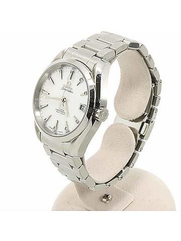 Omega Omega Seamaster Aqua Terra Co-Axial 231 10 39 21 55 001 Men's Watch 11P Diamond Date White Mother-of-Pearl Automatic Self-Winding (view 2)