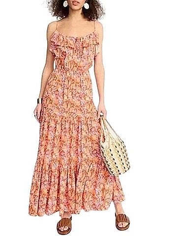 J. Crew x Dauphinette Tiered maxi dress Casual Dress (view 1)