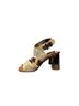 Robert Clergerie Gold Tan Sandals Size 10 - photo 1