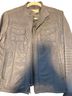 Michael Kors 100% Leather 100% Polyester Gray Leather Jacket Size L - photo 1
