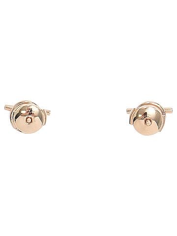Hermès Hermès Echappee Small Earrings in Rose Gold Metal (view 1)