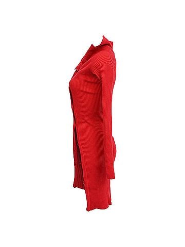 Jacquemus Jacquemus La Robe Maille Colin Mini Dress in Red Wool (view 2)