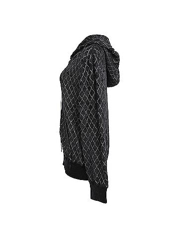 Chanel Chanel Quilted Pattern Hoodie in Black Viscose (view 2)