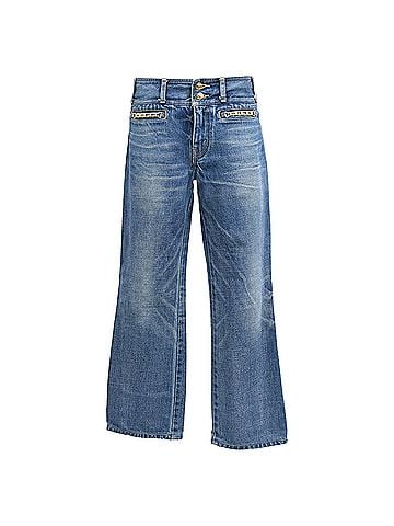 Céline Celine Bootcut Jeans in Light Blue Denim (view 1)