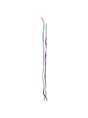 Hermès Hermès Tourbillon Horseshoe Pendant Cord Necklace in Multicolor Silk (view 2)