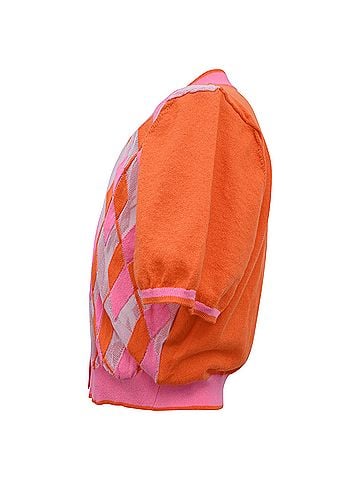 Jacquemus Jacquemus Le Cardigan Toledo Cropped Cardigan in Multicolor Cotton (view 2)