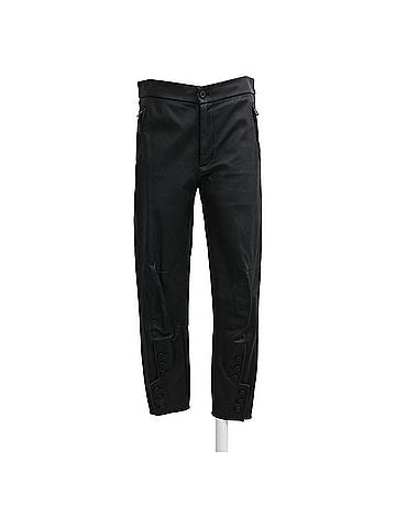 Bottega Veneta  Bottega Veneta Slim-Fit Trousers in Black Leather (view 1)