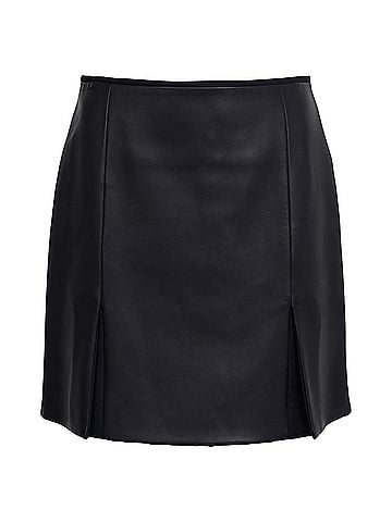 Hermès Hermès Mini Skirt in Black Leather (view 1)