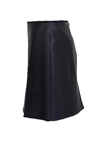 Hermès Hermès Mini Skirt in Black Leather (view 2)
