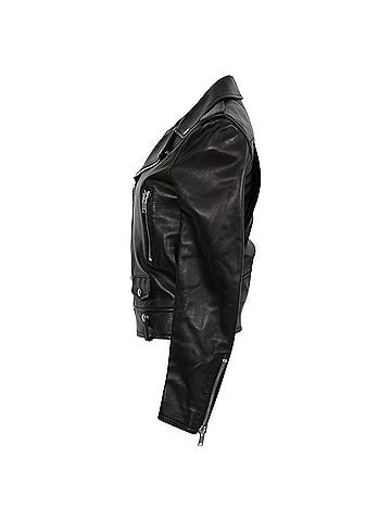 Saint Laurent Saint Laurent Biker Jacket in Black Leather (view 2)