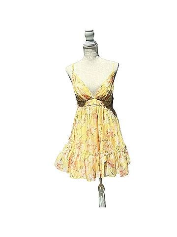 Mac Duggal Floral & Bird Casual Dress (view 1)