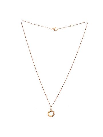 Cartier Trinity Pendant Necklace 18K Tricolor Gold with Diamond (view 2)