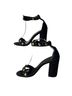 Maje Solid Black Gold Heels Size EU 39 - photo 10